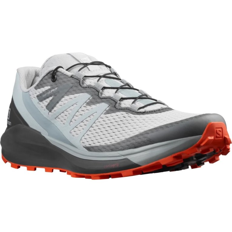 Grey Salomon Sense Ride 4 Men's Trail Running Shoes | IE XN3675